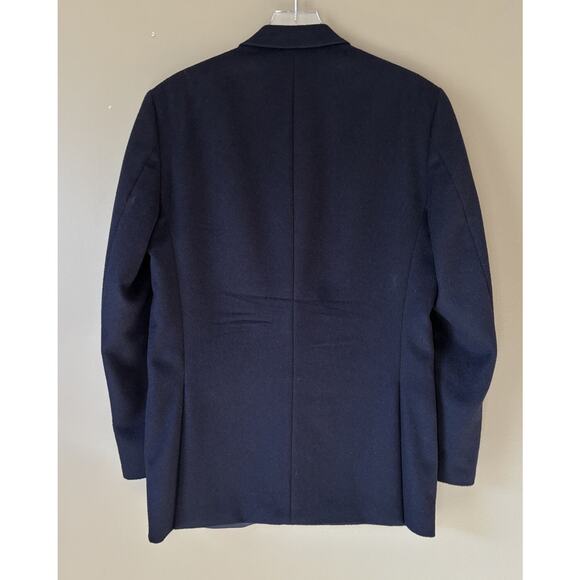 Ralph Lauren Camel Hair Men’s 40L Sport Coat Blazer Blue Navy - Picture 2 of 9